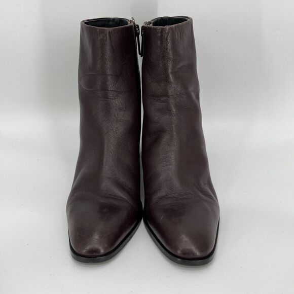 Seychelles Boots Womens 6.5 Burgundy Croc Embossed Siesta Bootie - Picture 4 of 11